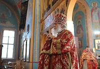 Архиерейское богослужение в Ивановском 